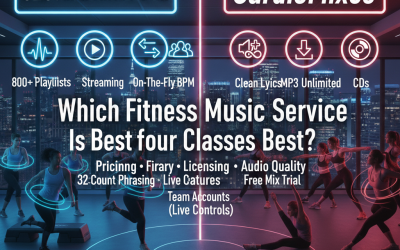 32CountFitness.com vs CardioMixes: Which Fitness Music Service Is Best for Your Classes?